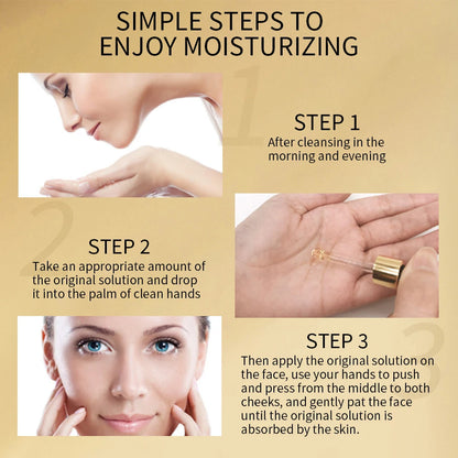 Revitaliseer uw huid met 24K Gouden Hyaluronzuur & Nicotinamide Gezichtsserum - 100ml Collageen-gevulde Essentie voor een Gladde, Jeugdig Uiterlijk!