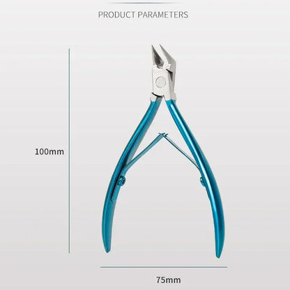 Premium Roestvrijstalen Nagelknipper en Cutille Nippers voor Perfecte Pedicure - Ingroeiende Teennagels Schaar voor Moeiteloze Dode Huidverwijdering