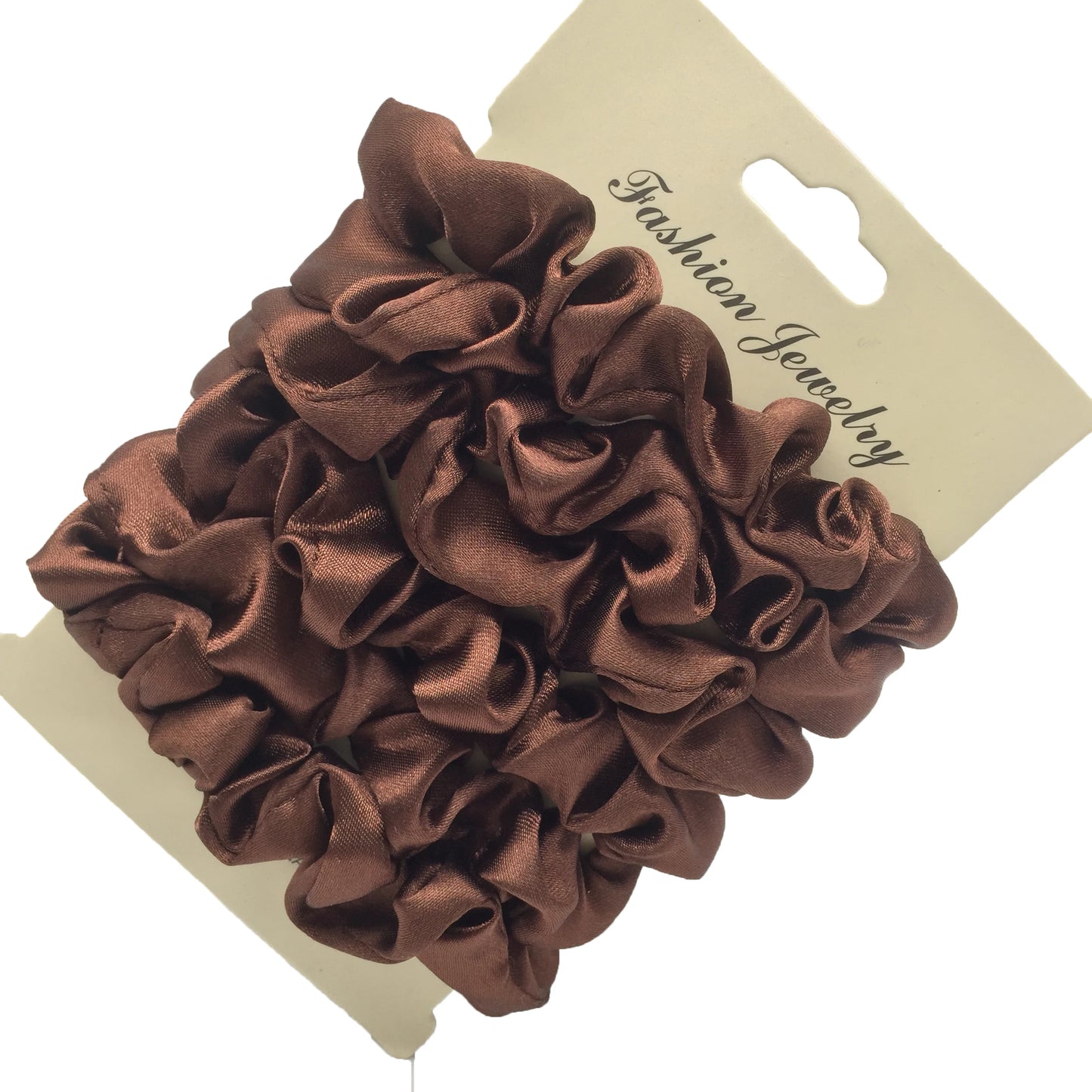 Charmante Satijnen Haarelastiekjes Set - 6 of 5 Stuks Schattige Paardenstaart Accessoires in Zwart voor Stijlvolle Vrouwen