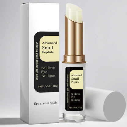 Verfrissende Slakkenpeptide Oogcrème Stick voor Donkere Kringen en Oogzakken – Verstevigende, Verhelderende en Voedende Anti-Aging Hydrator