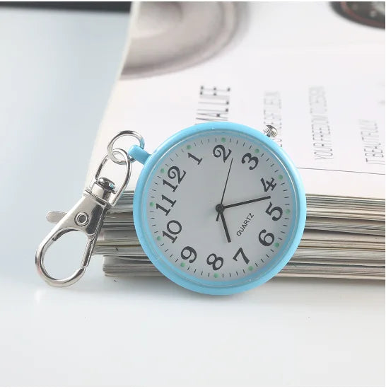 Charmante Vintage Pocket Watch Sleutelhanger Afstandsbediening Klok – Perfect voor Studenten en Medische Professionals!