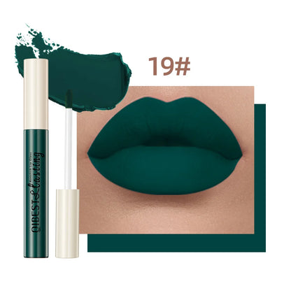 Velvet Matte Vloeibare Lipstick - Waterdicht, Langdurig, Overdrachtsbestendig, Niet-Plakkerig voor Perfecte Draagduur gedurende de Hele Dag