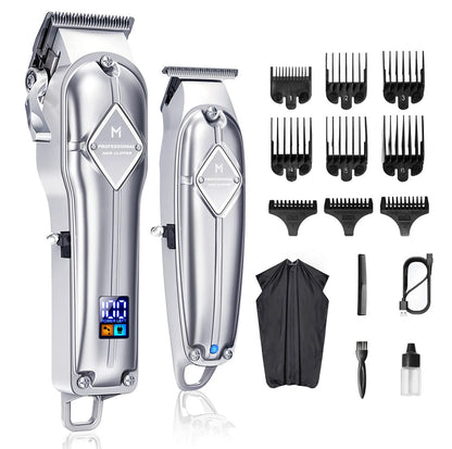 Professionele Limural Haarknippers voor Mannen - Compleet Haarsnit en Baardtrimset met Draadloze T-blade voor Nauwkeurige Verzorging