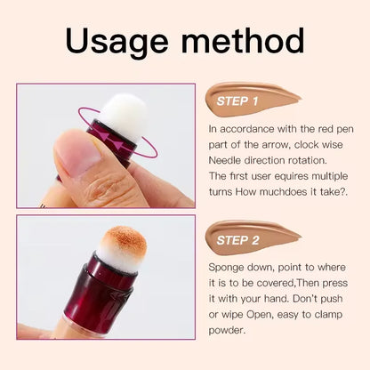 Transformeer je uitstraling met de USHAS 12-kleuren sponskop concealer – Perfect voor het verbergen van donkere kringen, sproeten en acne voor een vlekkeloze natuurlijke finish!