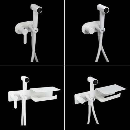 Luxueuze Messing Handdouche Bidet Sprayer met Warm en Koud Water Mengkraan - Stijlvolle Zwart Gouden Afwerking voor Ultieme Hygiëne en Comfort