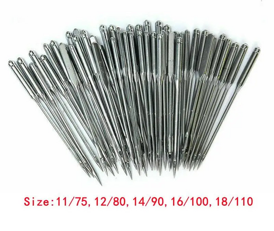 Aiguilles universelles machine à coudre lot de 50 tailles 11 à 18 couture domestique DIY