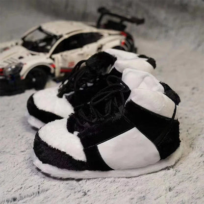 Schattige Cartoon Dier Plush Slippers - Gezellige Katoenen Winter Footwear voor Mannen en Vrouwen