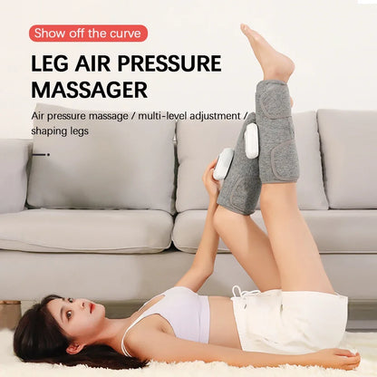 Oplaadbare Draadloze Elektrische Beenmassager met Luchtcompressie - 3 Modi van 360° Kuitmassage voor Ultieme Ontspanning
