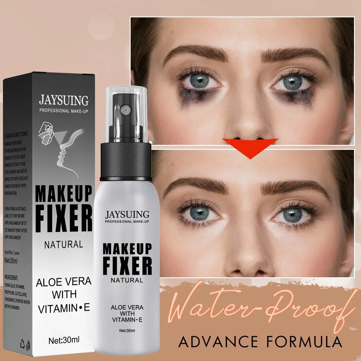 Revitaliserende Make-up Fixatiespray & Hydraterende Lotion - Hydrateer, Beheers Olie en Houd Je Look de Hele Dag Perfect!