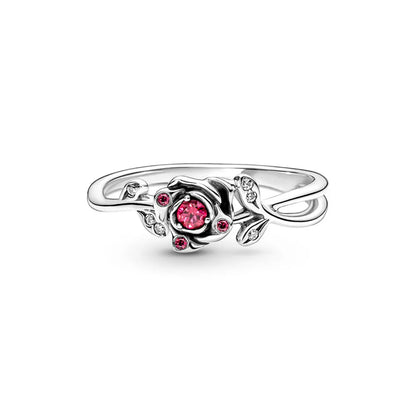 Prachtige Zirkoon Hart Ring voor Vrouwen - Verlovings- en Trouwring Luxe Sieraden in Echt 925 Sterling Zilver