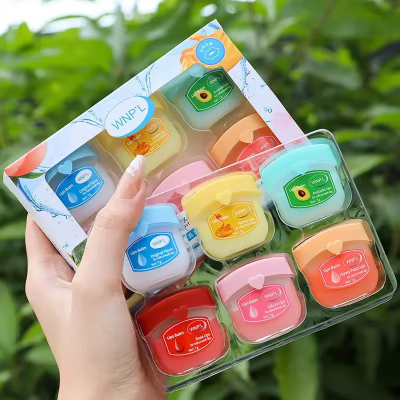 Exquise Fruit-Inspiratie Lipbalsemset – 4/6/8 Stukjes Collectie voor Gehydrateerde, Verfrissende en Niet-Plakkerige Lippen – Perfecte Anti-Braak Vaseline Maskers voor Perfecte Make-up
