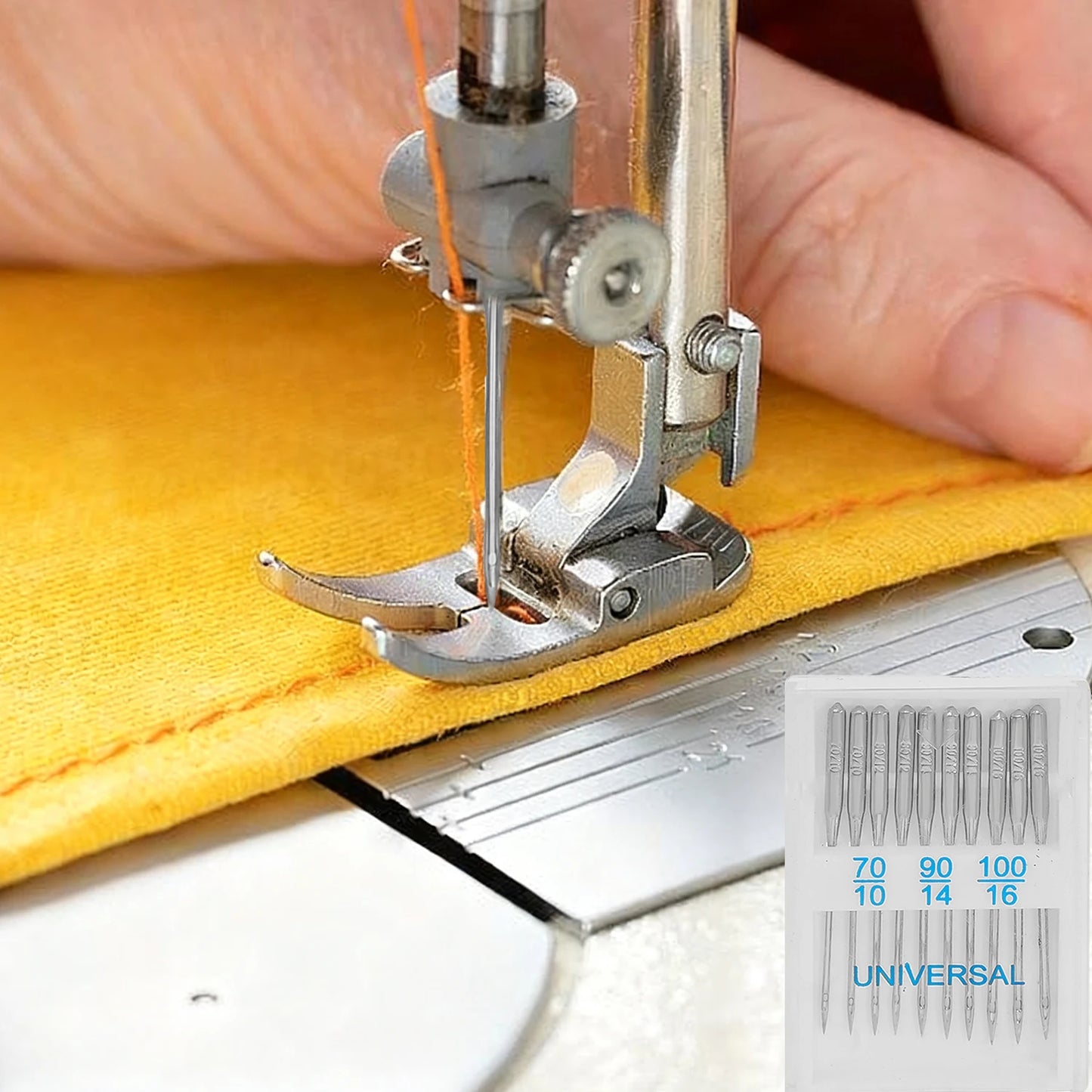 Aiguilles universelles machine à coudre lot 20 à 100 point standard acier couture DIY