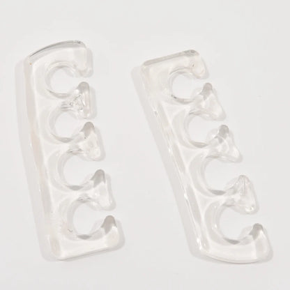5 Kleurrijke Flexibele Silicium Vinger- en Teen Scheiders - 2 stuks (1 Paar) Perfect voor Nagellak en Pedicure!
