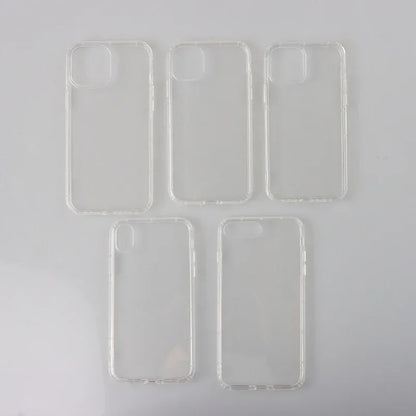 Elegante Duidelijke Zachte Acryl Telefoonhoes voor iPhone 16 15 Pro Max 11 12 13 14 15 Pro XS XR 7 8 Plus - Schokbestendige Bescherming