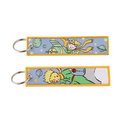Stijlvolle Japanse Anime Geborduurde Sleutelhangers – Perfecte Sleuteltags voor Motorfietsen, Auto's en Rugzakken – Trendy Sleutelhanger Cadeaus voor Vrienden!