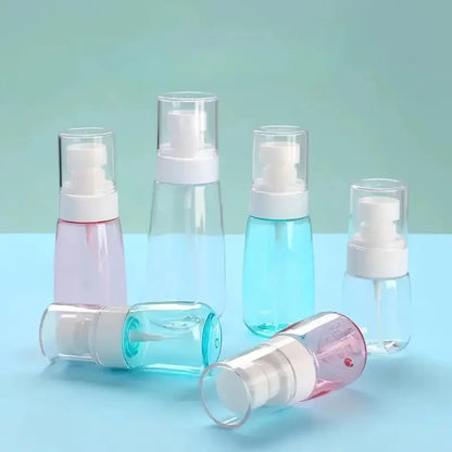 Set van 2 Mini Fijne Mist Spuitflacons – Draagbare, Navulbare Alcohol Atomizers voor Huidverzorging en Schoonheid Essentials