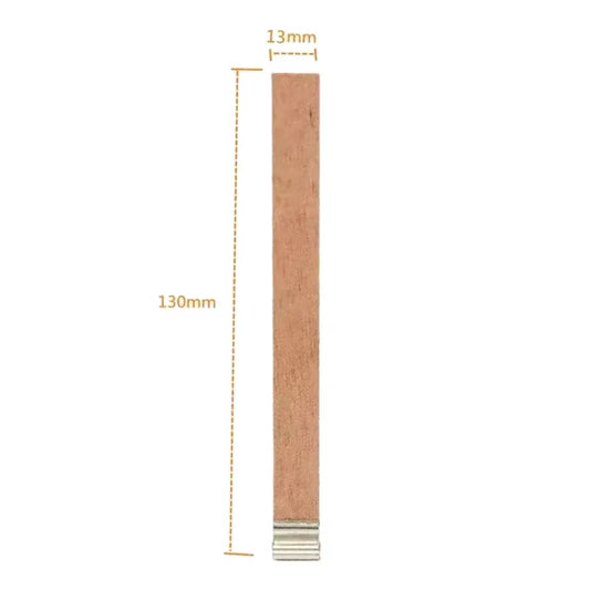 Wood Candle Wick with Clip for DIY Candles Soy Wax Supplies