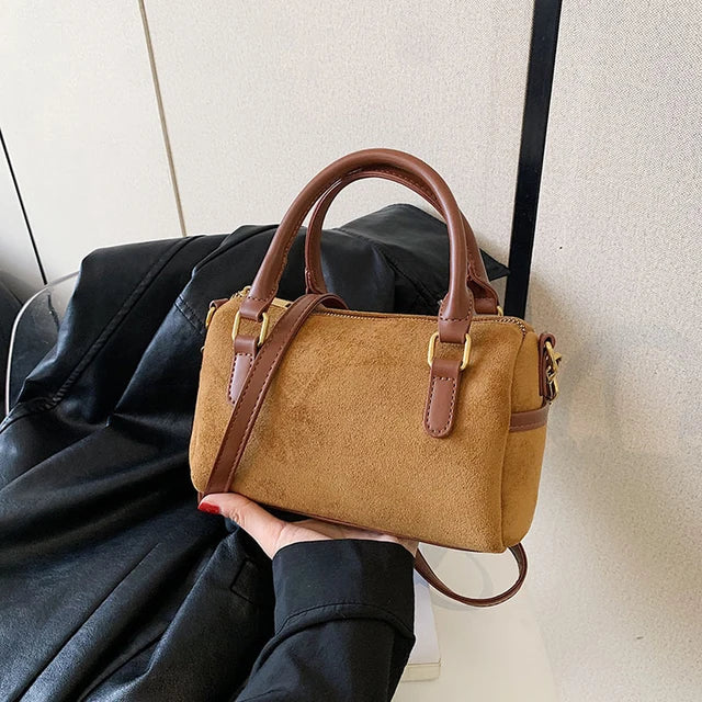 HEIDI - Dames Schoudertas met Crossbody van Faux Suède