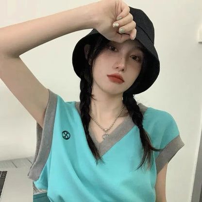 Sophie - Stijlvolle Zwarte Vouwbare Katoenen Bucket Hat