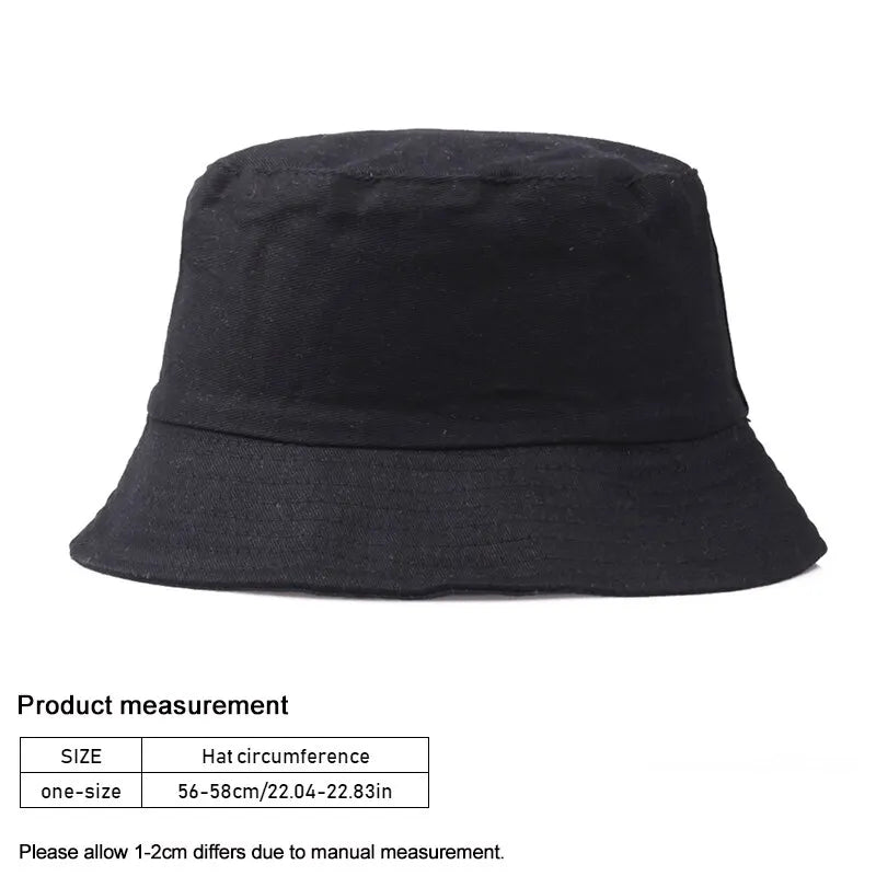 Sophie - Stijlvolle Zwarte Vouwbare Katoenen Bucket Hat