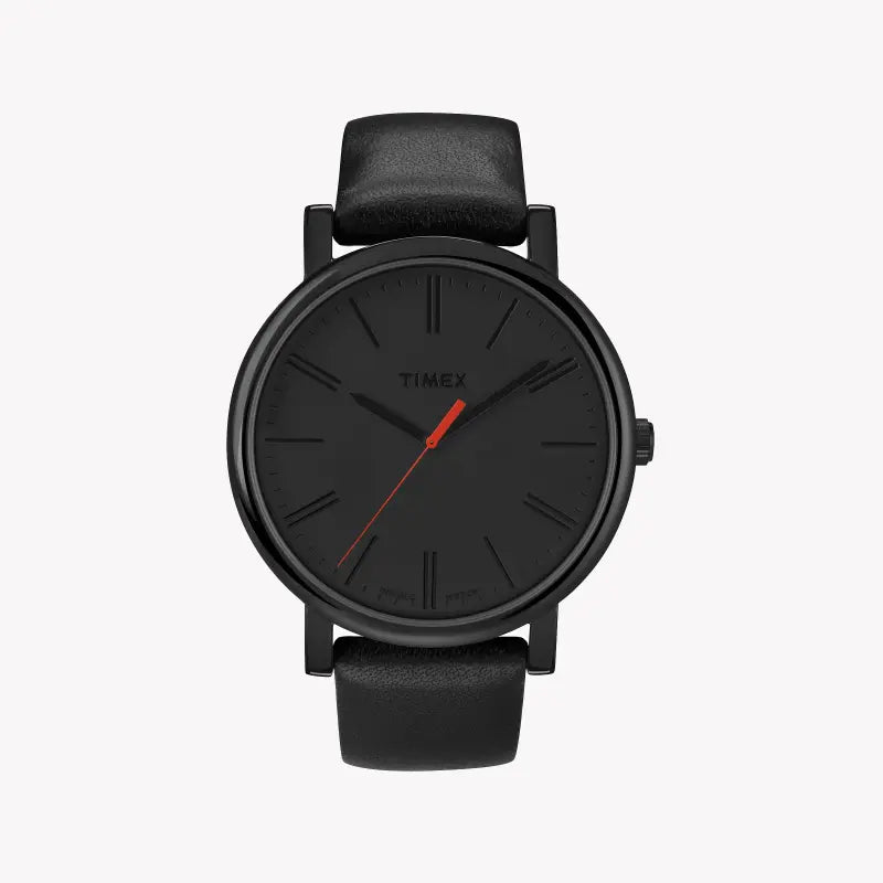 Timex Men's Brass Black Watch, Leather Band | T2N794-0