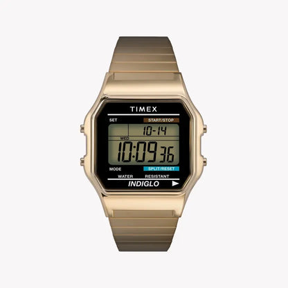 Timex Men's Gold Stainless Steel Watch, Digital Dial | T78677-0