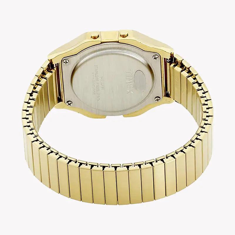 Timex Men's Gold Stainless Steel Watch, Digital Dial | T78677-1