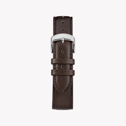 Timex Men's Brown Leather Watch, Blue Dial | TW2R85400-2