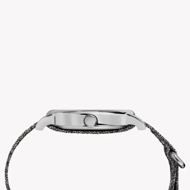 Timex Women's Blue Fabric Watch, White Dial | TW2R92200-1