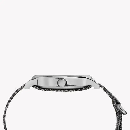 Timex Women's Blue Fabric Watch, White Dial | TW2R92200-1