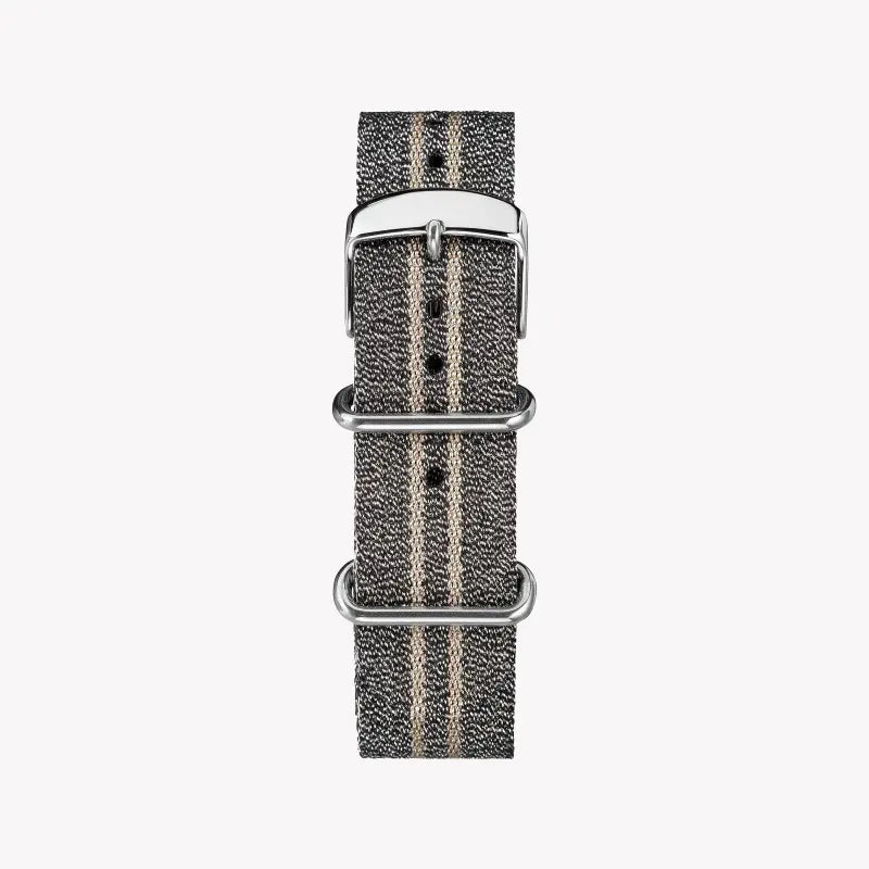 Timex Women's Blue Fabric Watch, White Dial | TW2R92200-2