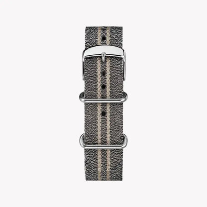 Timex Women's Blue Fabric Watch, White Dial | TW2R92200-2