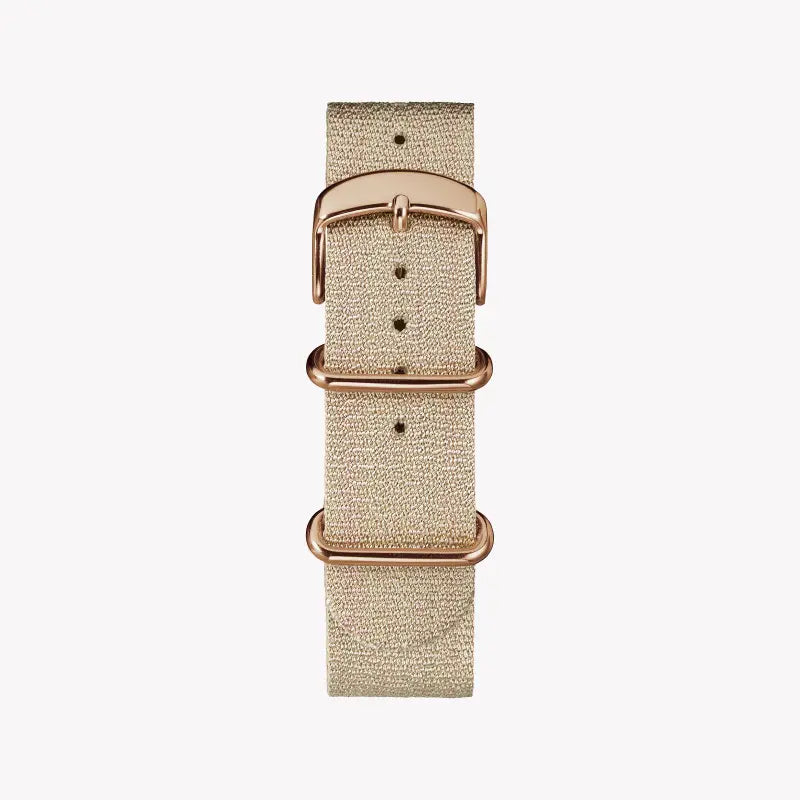 Timex Women's Pink Fabric Watch, Off White Dial | TW2R92400-2