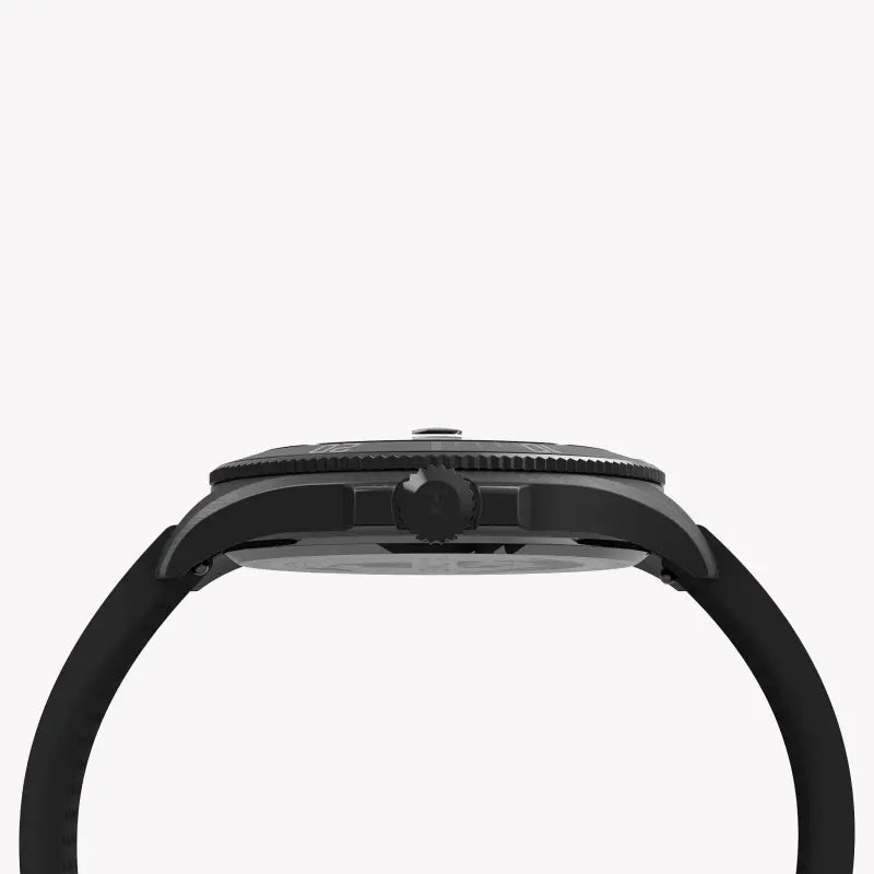 Timex Men's Black Silicone, Gray Dial | TW2U42000-1