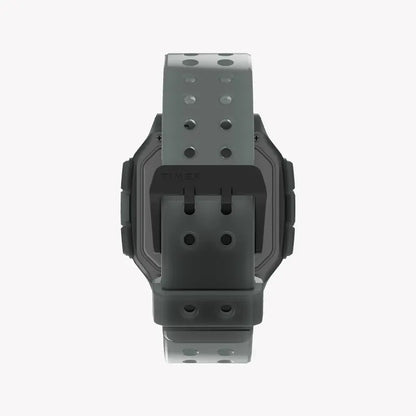 Timex Men's Gray Silicone Watch, Digital Dial | TW2U56400-2