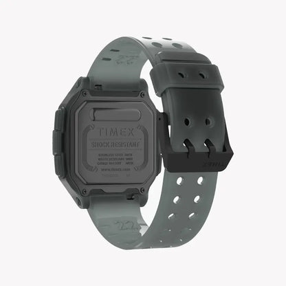 Timex Men's Gray Silicone Watch, Digital Dial | TW2U56400-3