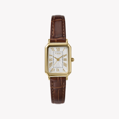 TIMEX Women's Gold/Brown Quartz Watch | TW2Y00900-0