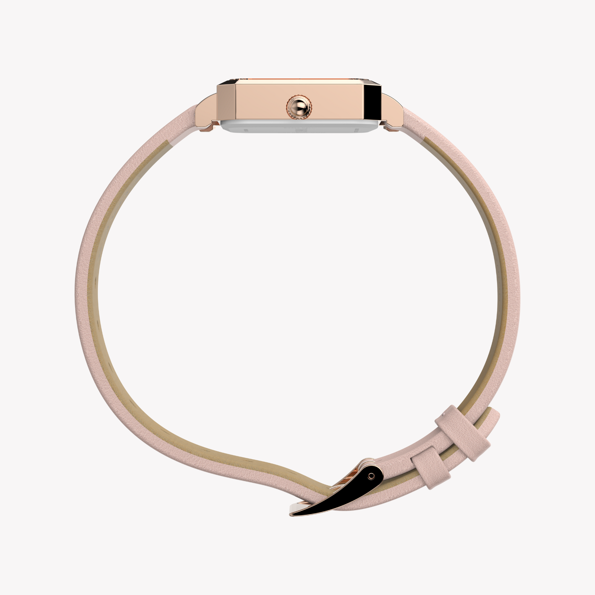 TIMEX Women's Rose Gold/Pink Leather Watch | TW2Y01100-1