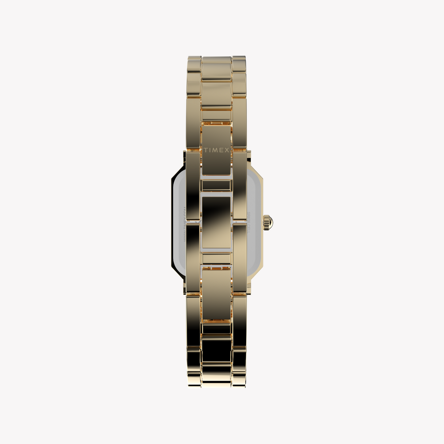 TIMEX Women's Gold Alloy Watch, Gold/White | Model TW2Y01200-3