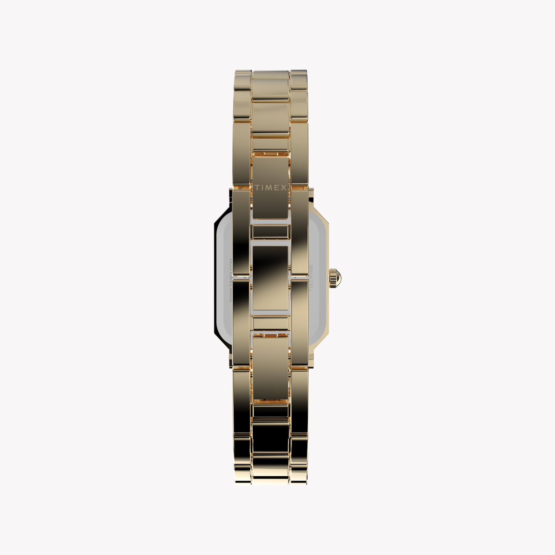 TIMEX Women's Gold Alloy Watch, Gold/White | Model TW2Y01200-3