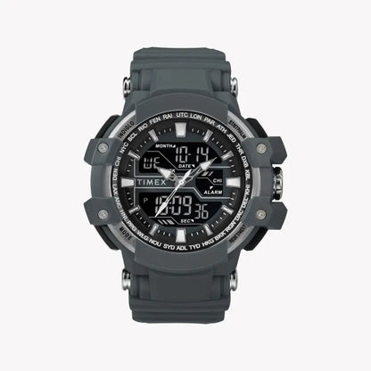 Timex Men's Gray Resin Watch, Digital Dial | TW5M22600-0