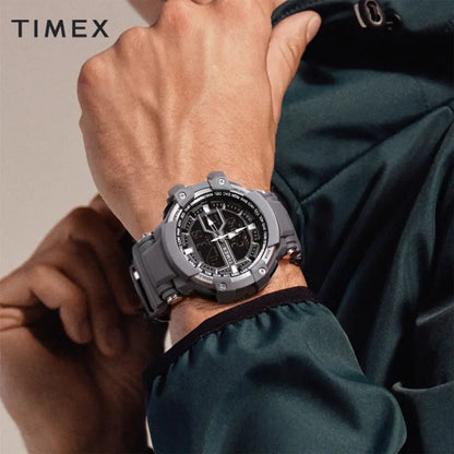 Timex Men's Gray Resin Watch, Digital Dial | TW5M22600-3