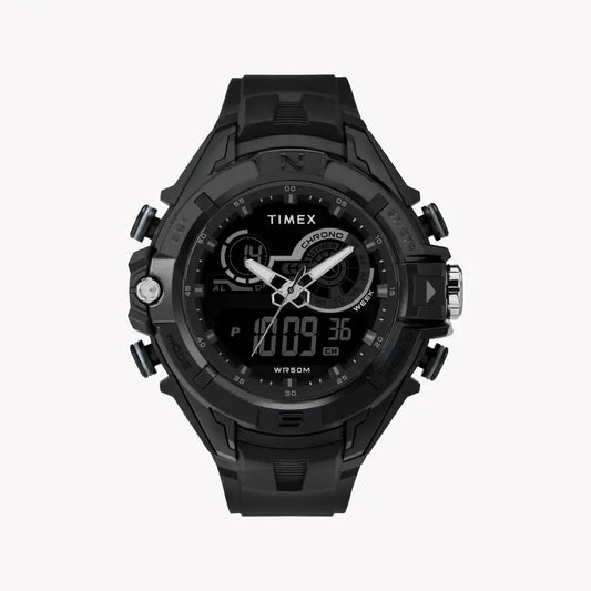 Timex Men's Black Resin Watch, Digital Dial | TW5M23300-0