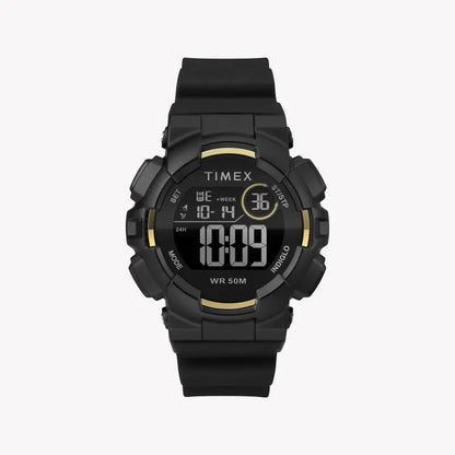 Timex Unisex Black Silicone Watch, Digital Dial | TW5M23600-0