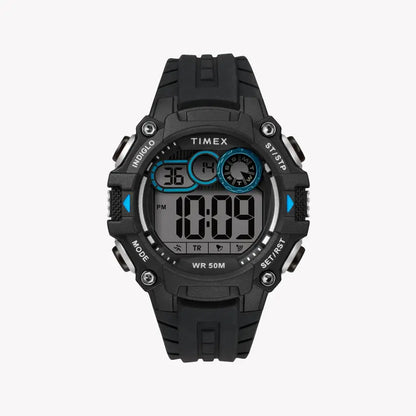 Timex Men's Black Silicone Watch, Digital Dial | TW5M27300-0