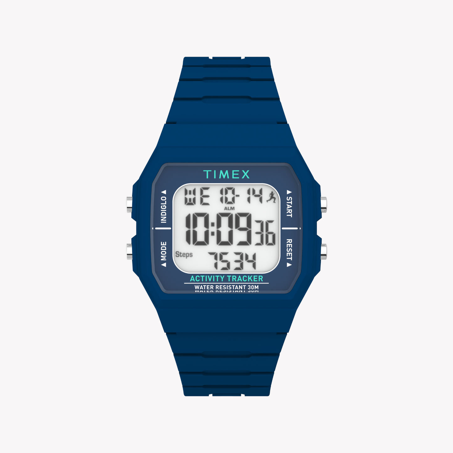 Timex Unisex's Resin Blue, Silicone Blue | TW5M55700-0