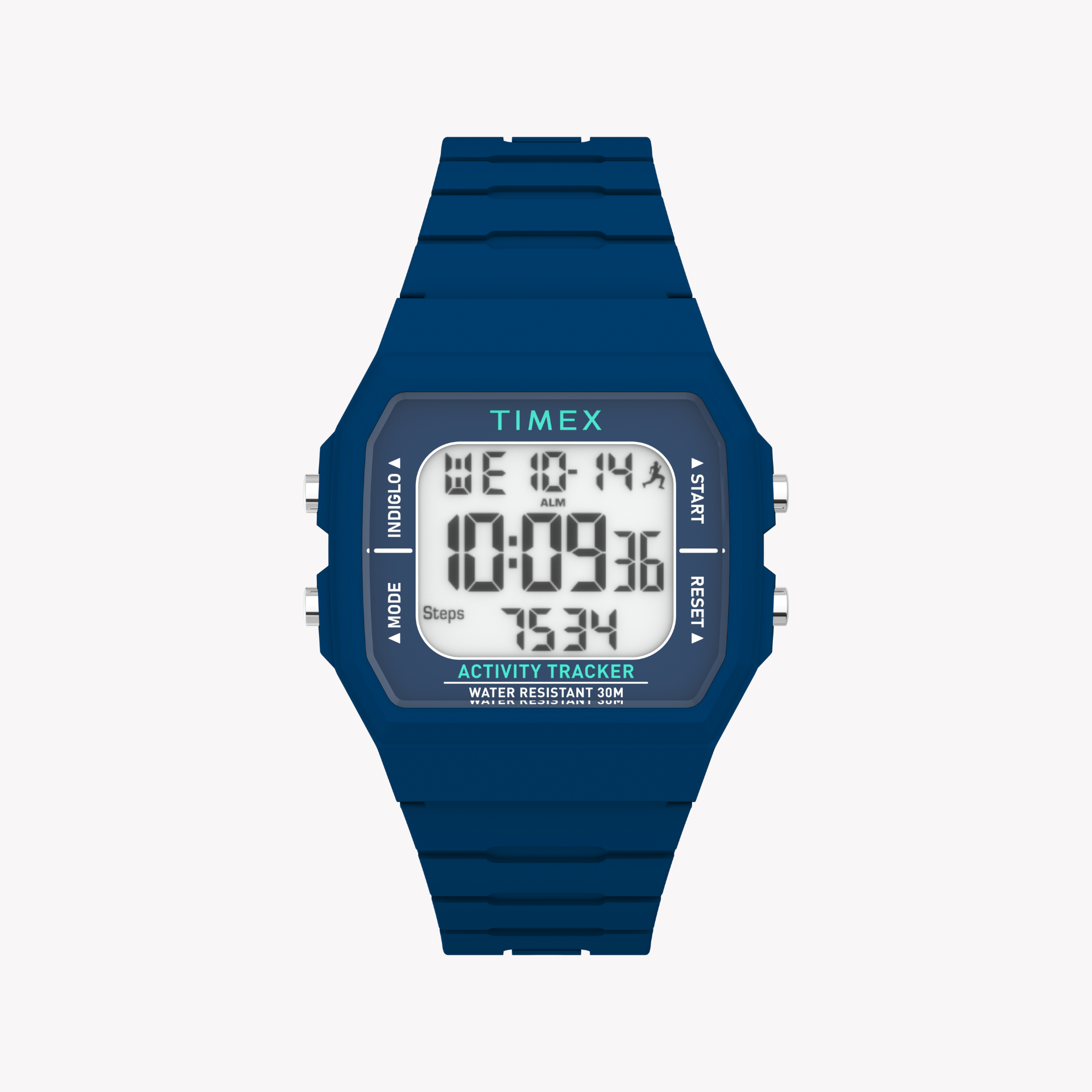 Timex Unisex's Resin Blue, Silicone Blue | TW5M55700-0