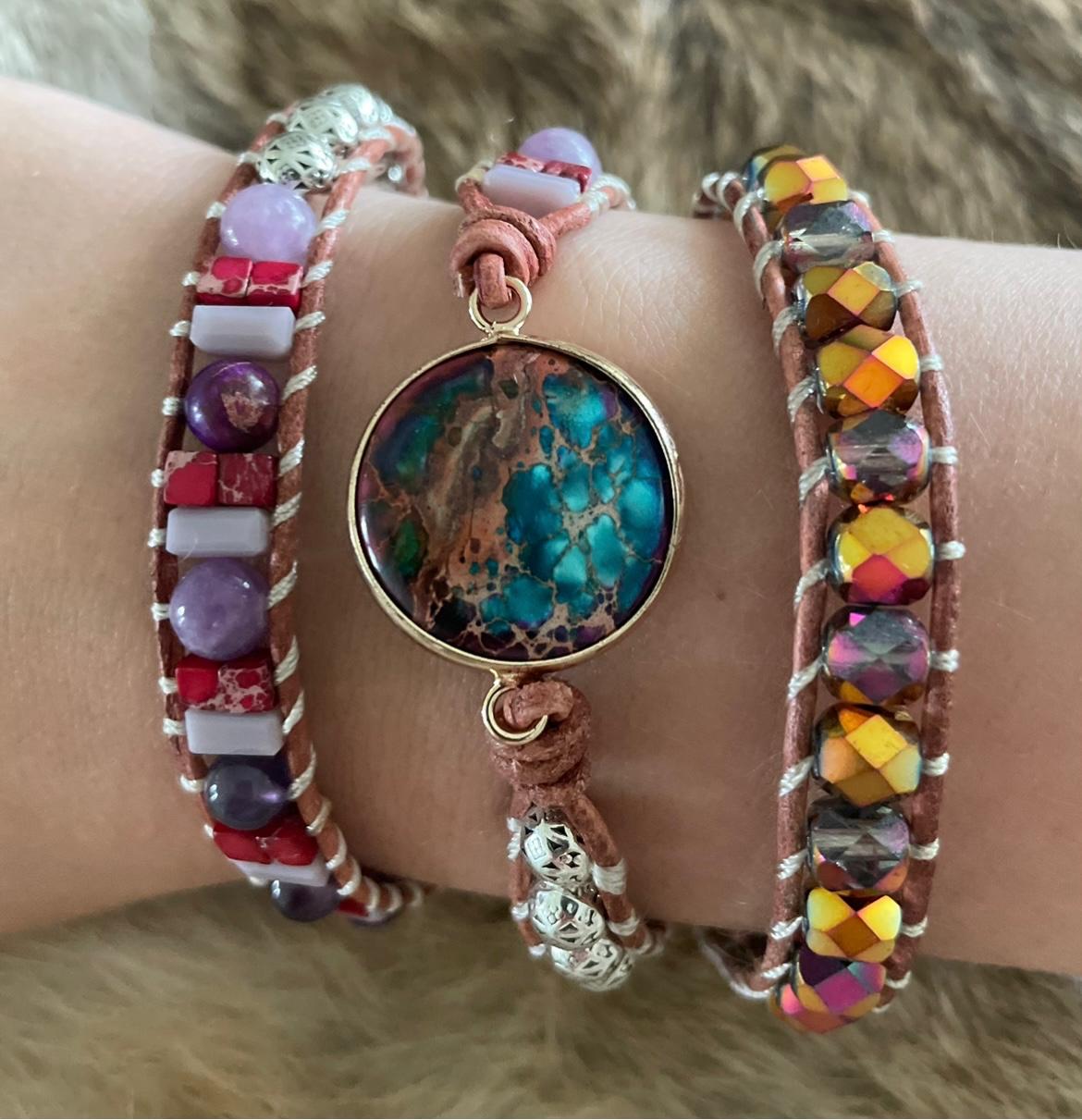 Tibetaanse Bohemian Stijl Wikkelarmband voor een Unieke Look