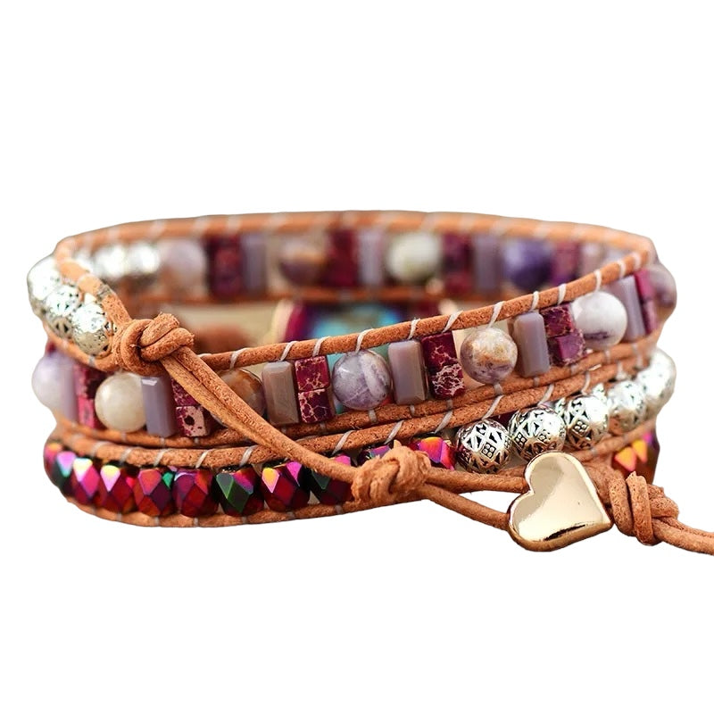 Tibetaanse Bohemian Stijl Wikkelarmband voor een Unieke Look