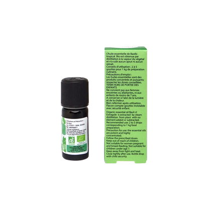 Huile essentielle Basilic tropical Certifiée Bio-1